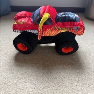 El Toro Loco Plush Pillow Buddy Monster Truck